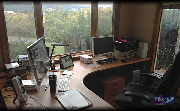 FRS in our new home and studio space in West Virginia.